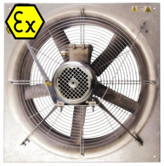 VD Ex Exproof aksiyal havalandırma fanı